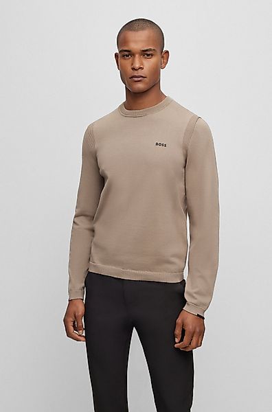 BOSS GREEN Rundhalspullover "Ever-X CN" mit Rundhalsausschnitt günstig online kaufen