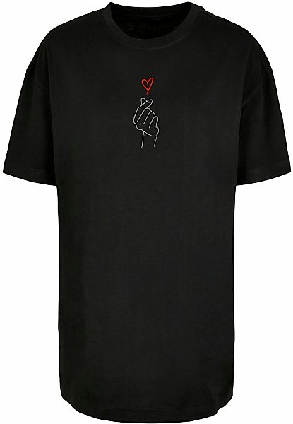 Merchcode T-Shirt "Merchcode Damen Ladies K Heart Oversized Boyfriend Tee" günstig online kaufen