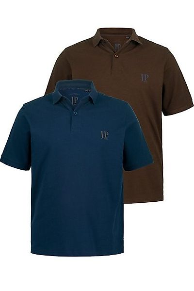JP1880 Poloshirt Poloshirts Basic 2er-Pack Piqué gekämmte Baumwolle (2-tlg) günstig online kaufen