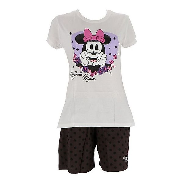 Disney Minnie Mouse Shorts Damen Bequeme Baumwolle, Fröhliches Minnie Mouse günstig online kaufen