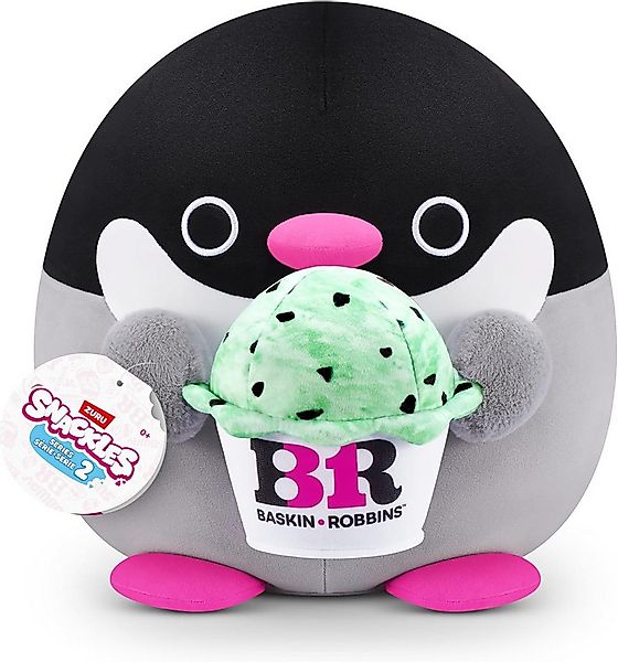 ZURU Plüschfigur ZURU 77573G - Snackles Pinguin (Baskin Robbin Eis) 35 cm - günstig online kaufen