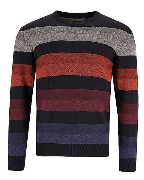 Hajo Rundhalspullover Rundhalspullover in Farbverlauf allover günstig online kaufen