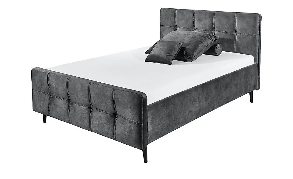 meinBett Polsterbettgestell  Mariano C ¦ grau ¦ Maße (cm): B: 149 H: 108 Be günstig online kaufen