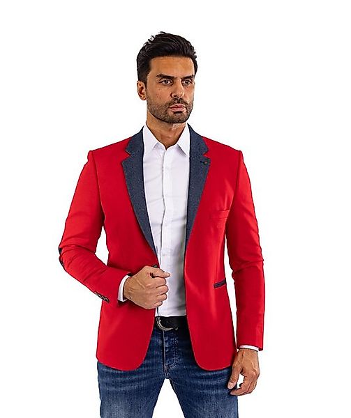 Denim Distriqt Jerseysakko Sporchlicher Jersey Sakko günstig online kaufen