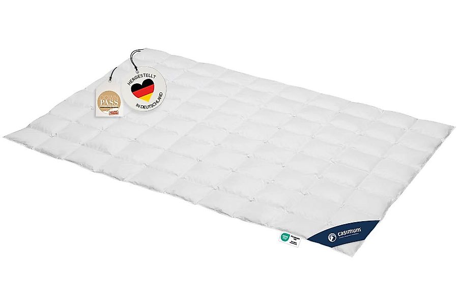 casimum Daunenbettdecke LUXUS Daunendecke 135x200, 155x220, 200x200 für Som günstig online kaufen