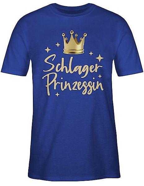 Shirtracer T-Shirt Schlager Prinzessin I Schlagerparty Konzert Volksmusik S günstig online kaufen