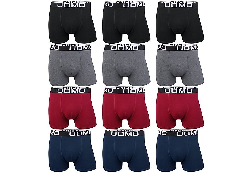 L&K Boxershorts 1119 (12er-Pack) Boxershorts Herren aus Baumwolle klassisch günstig online kaufen