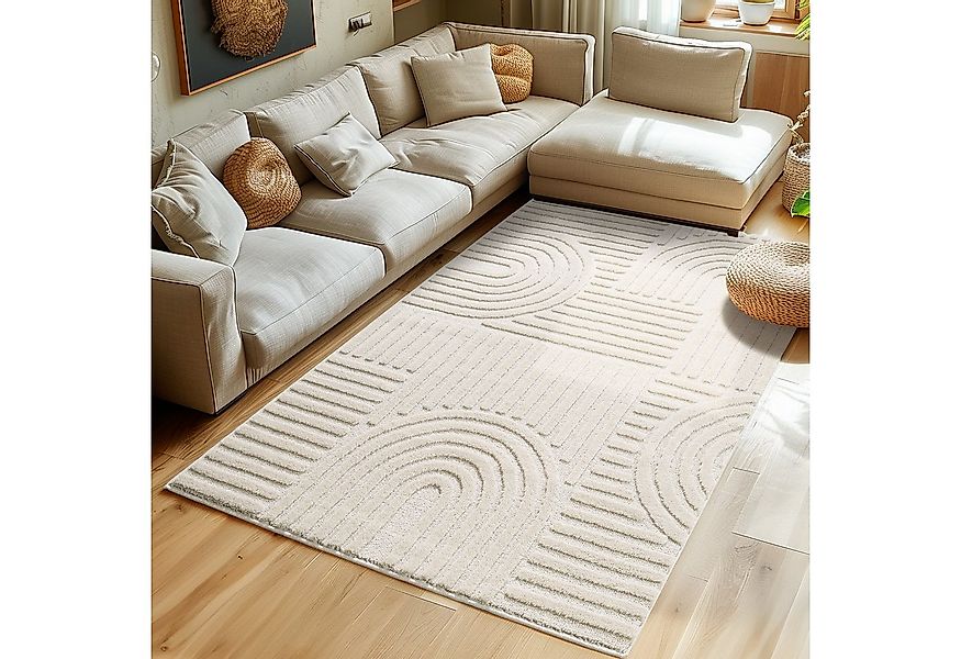 SIMPEX24 Designteppich Skandinavischer Boho, Rechteckig, Höhe: 8 mm, Teppic günstig online kaufen