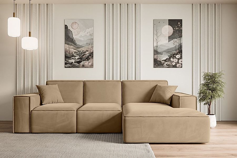 ALTDECOR Ecksofa SERRA-L-S, Couch mit Schlaffunktion, günstig online kaufen