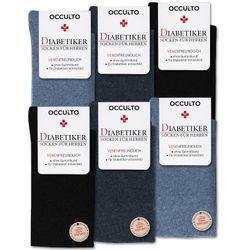 OCCULTO Basicsocken Diabetikersocken Herren ohne Naht günstig online kaufen