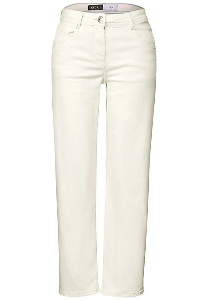 CECIL Bequeme Jeans Cecil / Da.Jeans / Style Neele STRAIGHT Ecru günstig online kaufen