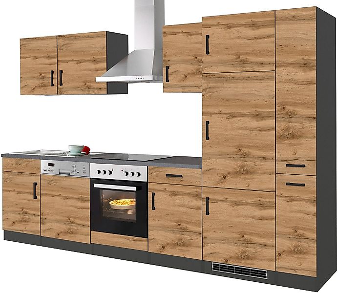 KOCHSTATION Küchenzeile KS-Toronto, Breite 310 cm, mit E-Geräten günstig online kaufen