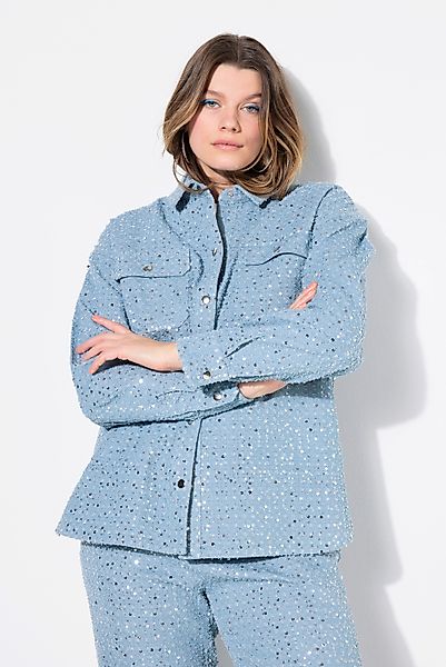 Studio Untold Hemdbluse Hemd oversized Pailletten günstig online kaufen