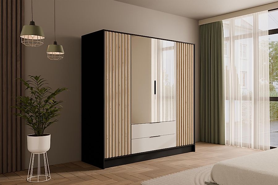 ALTDECOR Drehtürenschrank NELIA (Kleiderschrank Garderobenschrank mit günstig online kaufen