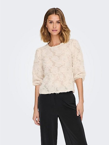 JACQUELINE de YONG Blusenshirt Elegante 3/4 ASrm Mesh Blumen JDYKING JDYKIN günstig online kaufen