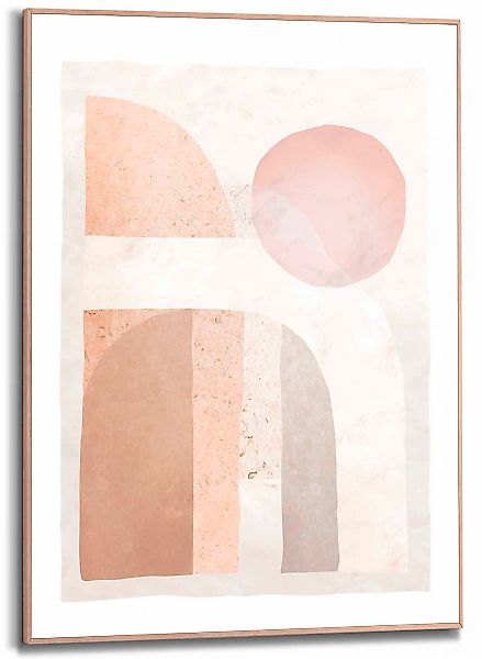 Reinders Poster "Abstrakt", im Holzrahmen günstig online kaufen