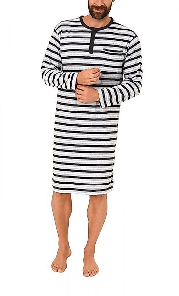 Normann Pyjama Herren Nachthemd langarm mit günstig online kaufen