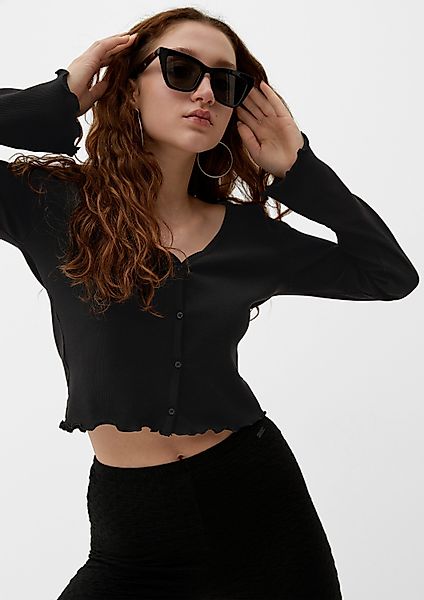 QS Langarmshirt T-Shirt (1-tlg) günstig online kaufen