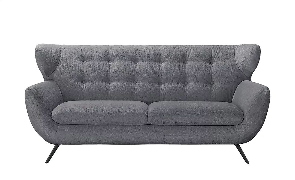 Jette Home Sofa 2,5-sitzig aus Mikrofaser Mellow ¦ grau ¦ Maße (cm): B: 200 günstig online kaufen