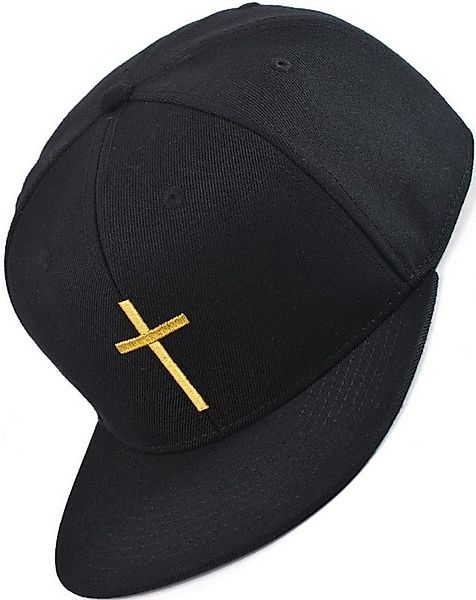 Bexxwell Snapback Cap mit Kreuz-Stickerei (optimale Passform, Unisex) günstig online kaufen