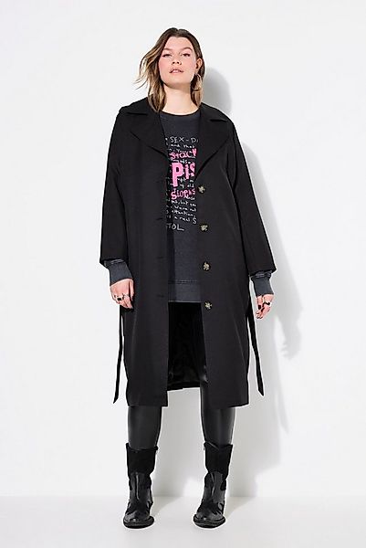 Studio Untold Wintermantel Trenchcoat A-Line Reverskragen günstig online kaufen