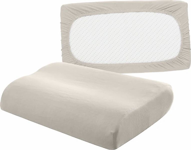 bellana Kissenbezug »Universal Jersey«, (2 St.), passend für Nackenstützkis günstig online kaufen