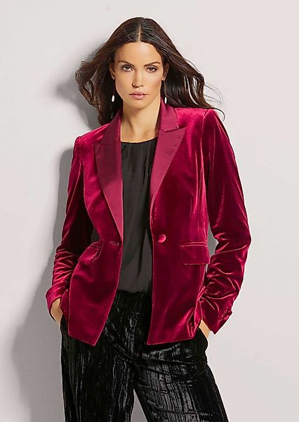MADELEINE Kurzblazer Samtblazer mit Reverskragen Blazer günstig online kaufen