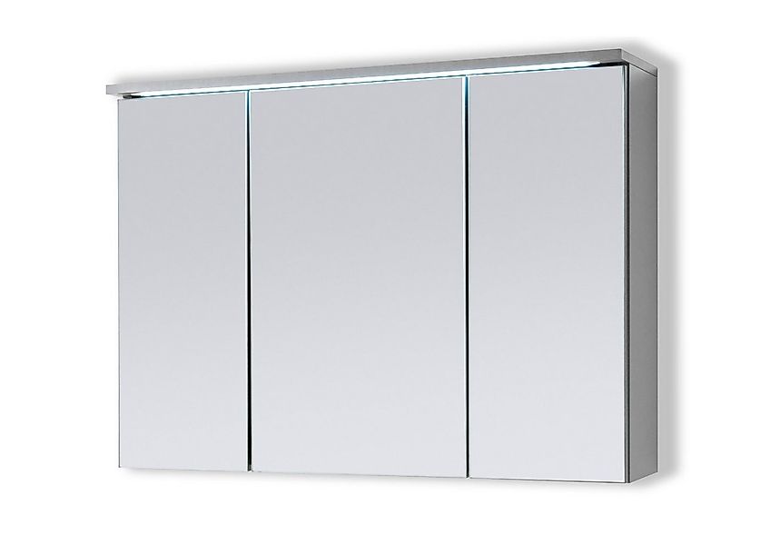 Aileenstore Spiegelschrank DUO Breite 100 cm, Schalter-/Steckdosenbox, LED- günstig online kaufen