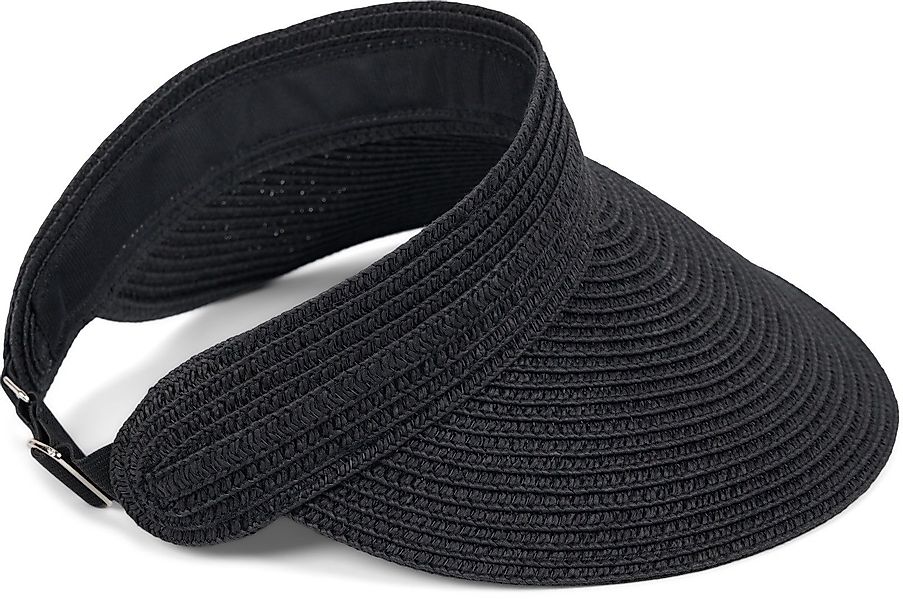 styleBREAKER Visor Papierstroh Visor Cap Einfarbig günstig online kaufen