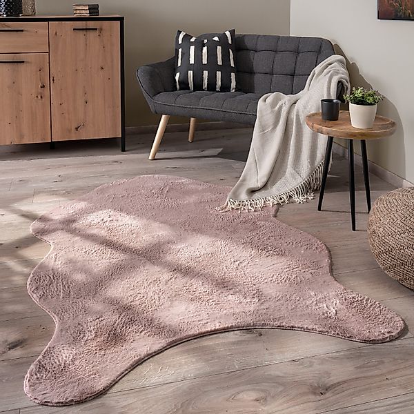 Paco Home Fellteppich Pelt 640, fellförmig, günstig online kaufen