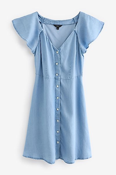Next Minikleid Lyocell Denim-Minikleid, Kurzgröße (1-tlg) günstig online kaufen