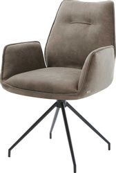 DELIFE Polsterstuhl Zoa-Flex, Kreuzgestell konisch Schwarz günstig online kaufen