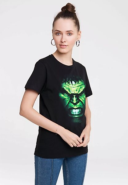 LOGOSHIRT T-Shirt "Marvel - Hulk Gesicht" günstig online kaufen