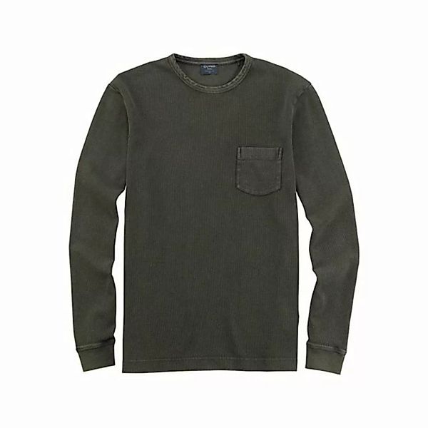 OLYMP Rundhalsshirt dunkel-grün (1-tlg) günstig online kaufen