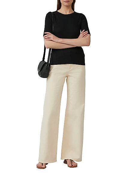 s.Oliver T-Shirt gerippt und mit Stretch günstig online kaufen