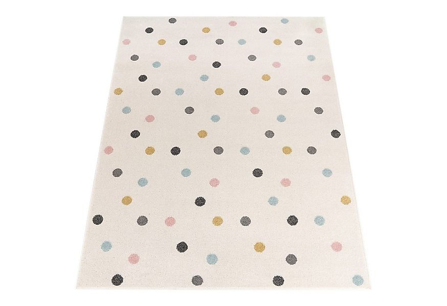 KADIMA DESIGN Kinderteppich Punkte Kinderzimmer schmutzabweisend Teppich Ki günstig online kaufen