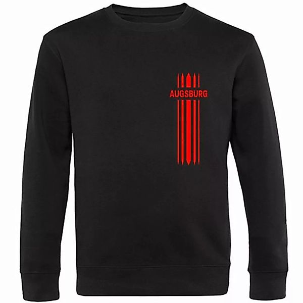 multifanshop Sweatshirt Augsburg - Streifen - Pullover günstig online kaufen