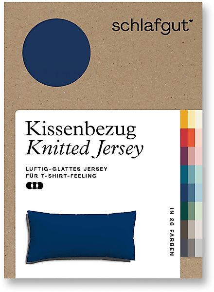 Schlafgut Kissenbezug Knitted Jersey aus Bio-Baumwolle günstig online kaufen