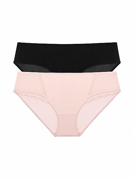 Dorina Hipster "JANA 2PP (VALENTINE)" 2er Pack, elastisch, Spitze, feminin günstig online kaufen