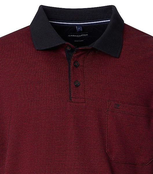 CASAMODA Langarm-Poloshirt "CASAMODA Polo-Shirt Langarm gestreift" günstig online kaufen