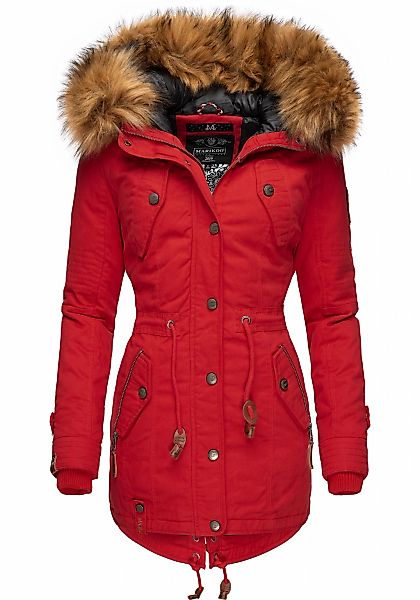 Marikoo Wintermantel "La Viva Prc", stylischer Winterparka mit abnehmbarem günstig online kaufen