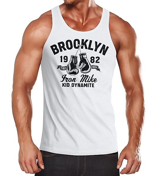 Neverless Tanktop Herren Tank-Top Boxen Iron günstig online kaufen