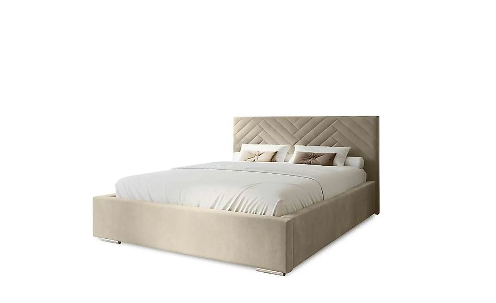 Polsterbett mit Stauraum Aberfeldy ¦ beige ¦ Maße (cm): B: 215 H: 100 Bette günstig online kaufen