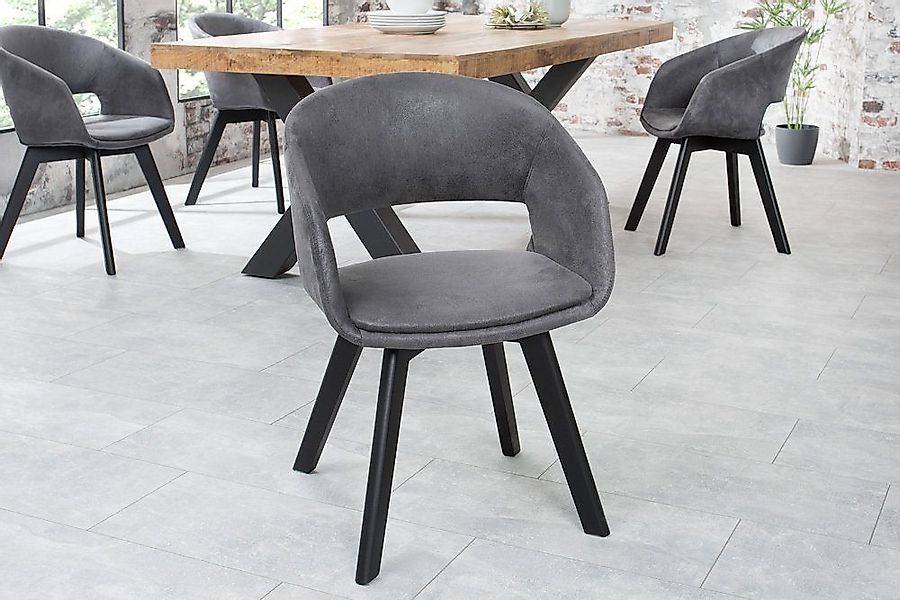 riess-ambiente Polsterstuhl NORDIC STAR antik grau günstig online kaufen
