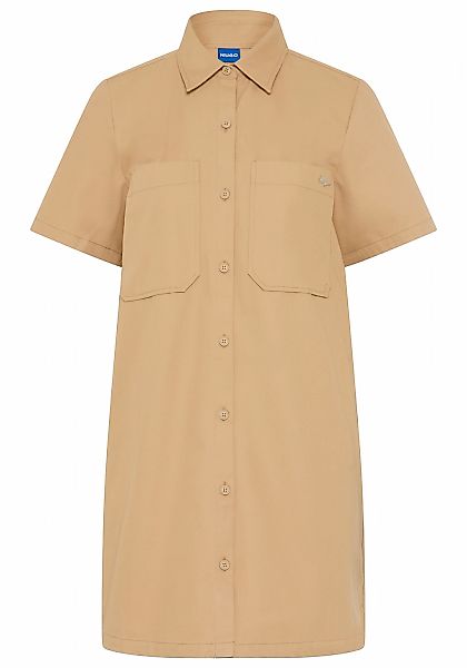 HUGO Blue Hemdblusenkleid "Kandira" Brusttaschen in A-Linie günstig online kaufen