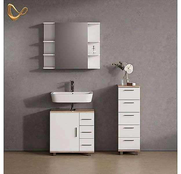 Livinity® Midischrank Eisak, Sonoma, 30 x 95 cm günstig online kaufen