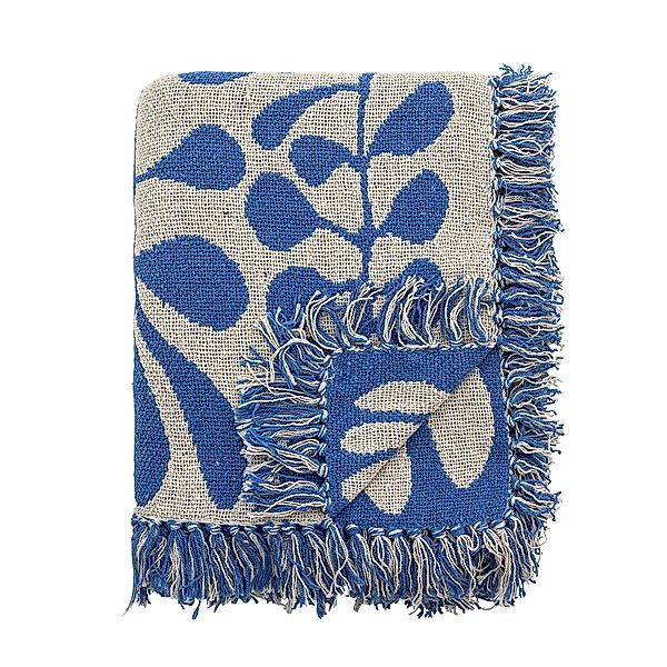 Wohndecke Bloomingville Nevine Decke, Blue, 160 günstig online kaufen
