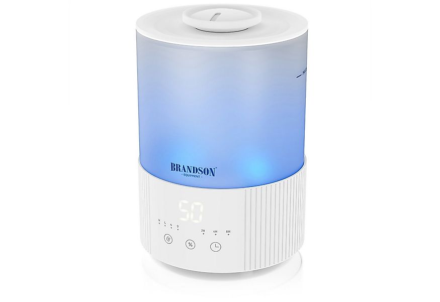Brandson Luftbefeuchter Aroma Diffuser 2,5 L mit RGB Stimmungslicht, 2 Nebe günstig online kaufen
