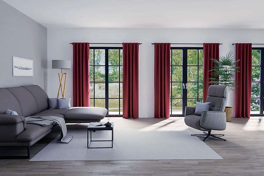 HOMING Vorhang "Velia" verdeckte Schlaufen 1 Stk. tlg. Fertigschal günstig online kaufen