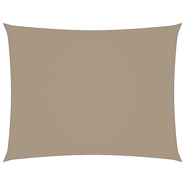 vidaXL Sonnensegel Oxford-Gewebe Rechteckig 2x3 m Taupe 135420 günstig online kaufen